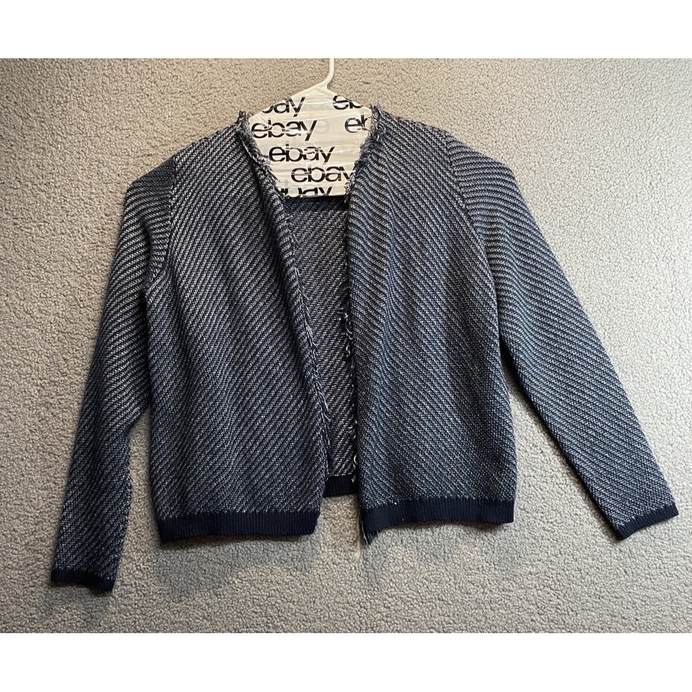 Tribal Print Sweater Women's Size G/L Open Casual Preppy